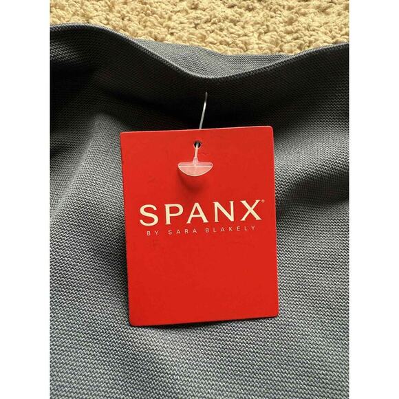 NWT Spanx Pull On High Rise Skinny Leg Seamless Side Zip Ankle Leggings Gray XL - Picture 8 of 9